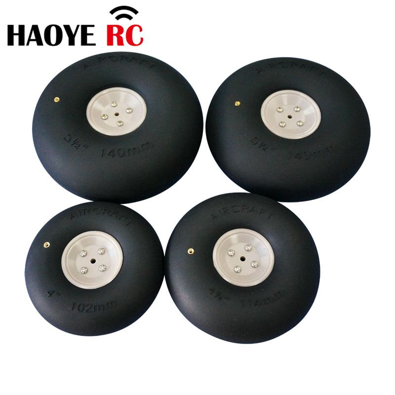 Brushless Motor Thrust Test Stand - Haoye ล้อนิวเมติกสำหรับเครื่องบิน4/4.5/5/5.5นิ้วล้อยางเป่าลมล้อเฟืองสำหรับเครื่องบิน RC 1ชิ้น